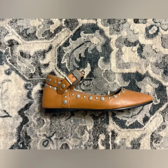 New Free People Mystic Mary Jane Flats - Picture 8 of 11